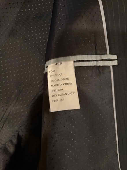 Photo of free Alfani size 40 regular men’s suit (Cupertino by De Anza College) #3