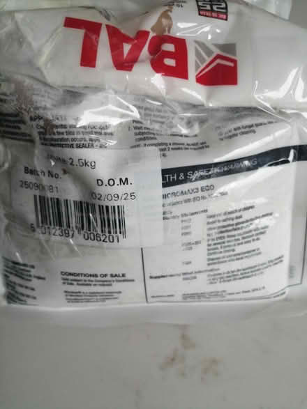Photo of free White Grout (darlington) #2