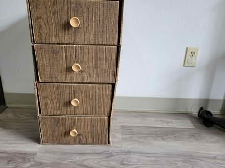 Photo of free cardboard chest of drawers (near Horsetooth and College) #1