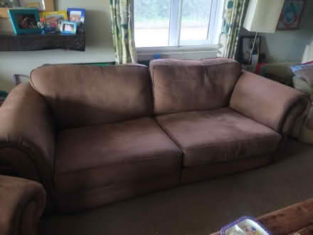 Photo of free Brown 3 piece suite (Hanwood Bank SY5) #3