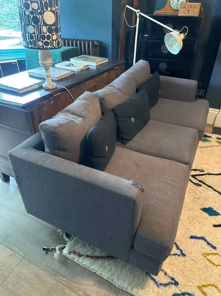 Photo of free Grey Three Seater sofa (N4) #3