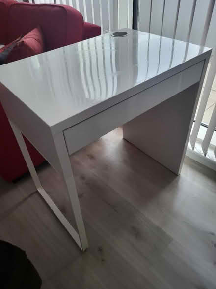 Photo of free White ikea study desk (E15 2QW) #2
