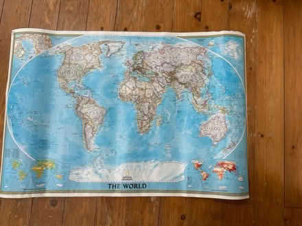 Photo of free Large world map poster (Cheltenham) #1
