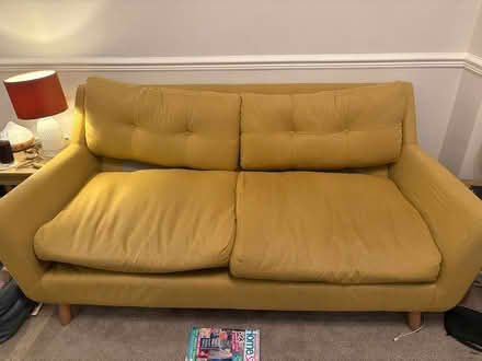 Photo of free Yellow 3 seater sofa (Bramley LS13) #1