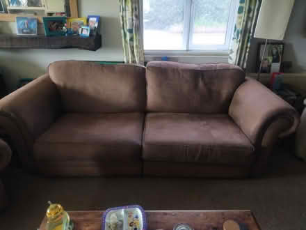 Photo of free Brown 3 piece suite (Hanwood Bank SY5) #4