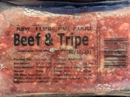 Photo of free Raw dog food (Sheffield Lane Top S5) #1