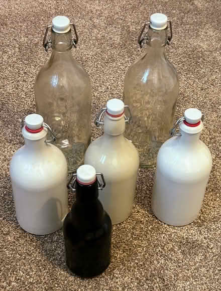 Photo of free 6 Bottles with stoppers (Oxenholme LA9) #1