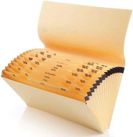 Photo of A concertina file (Lexden CO3) #1