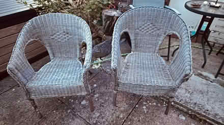 Photo of free 2 wicker chairs (Weston super mare) #1