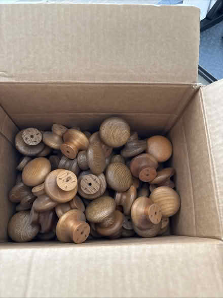 Photo of free Job lot wooden drawer/cabinet knobs (High Wycombe HP10) #1