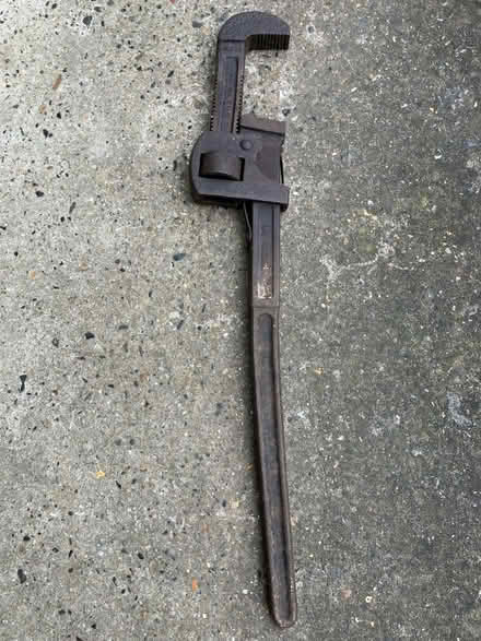 Photo of free Stilsons pipe wrench. Record 24 (Kingsdown near Deal CT14) #1