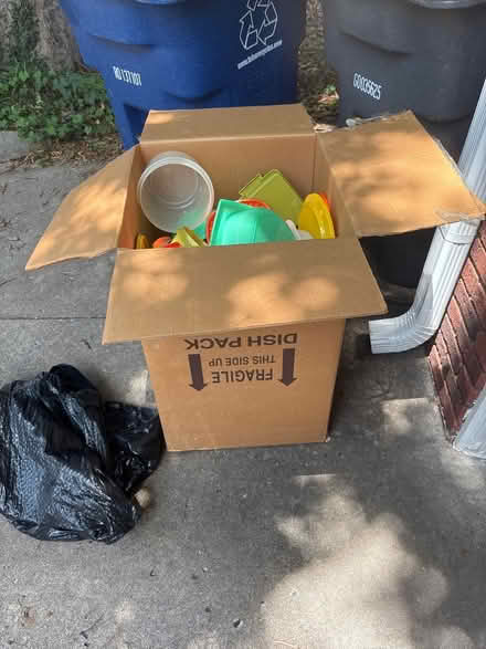 Photo of free Huge box of old Tupperware (Midtown) #2