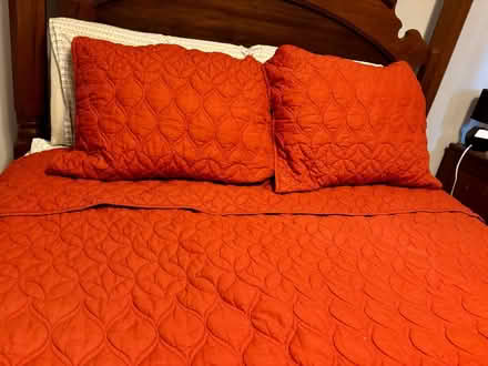Photo of free Full/Queen bed spread and 2 shams (LaSalle Gardens-adjacent) #1