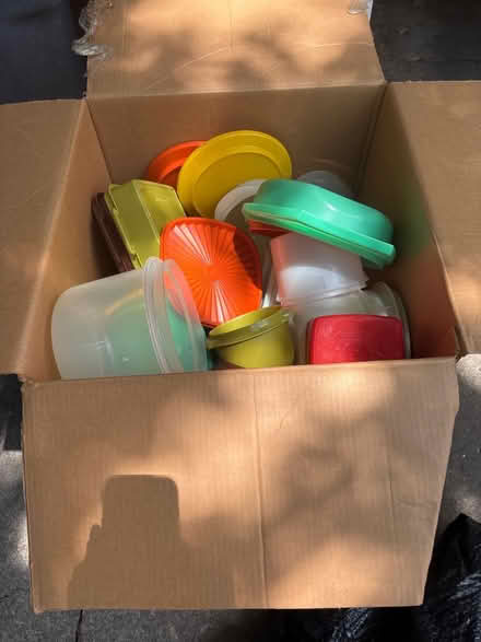Photo of free Huge box of old Tupperware (Midtown) #1