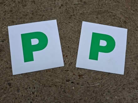 Photo of free 'P' pass plates for new drivers (Lexden CO3) #1