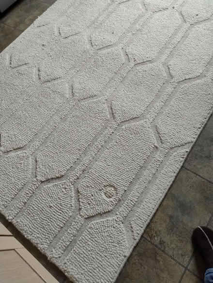 Photo of free Cream wool rug (Malvern WR14) #2