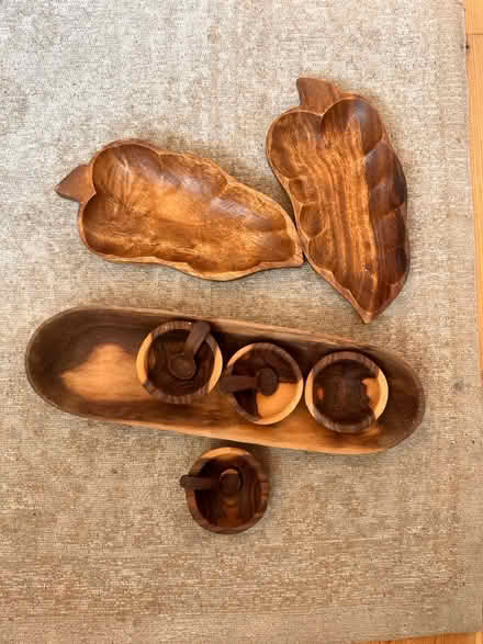 Photo of free Wooden serving bowls (Chelmsford CM1) #1