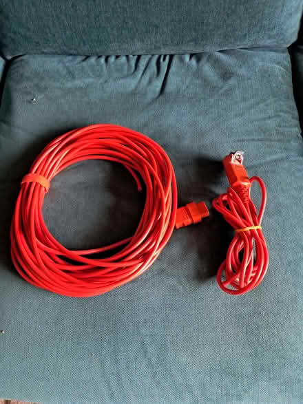 Photo of free Flymo lawnmower cable pair (Didcot OX11) #1