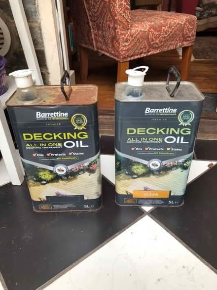 Photo of free Decking oil (Chatham ME4) #1