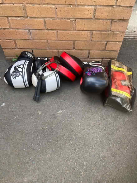 Photo of free Boxing gloves and sparring pads (Whickham NE16) #1