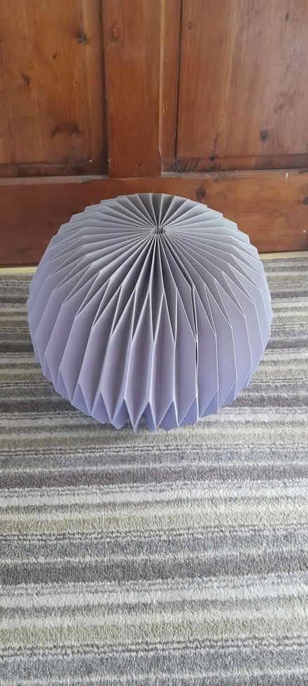 Photo of free Grey paper ceiling lampshade (Sandford CA16) #1