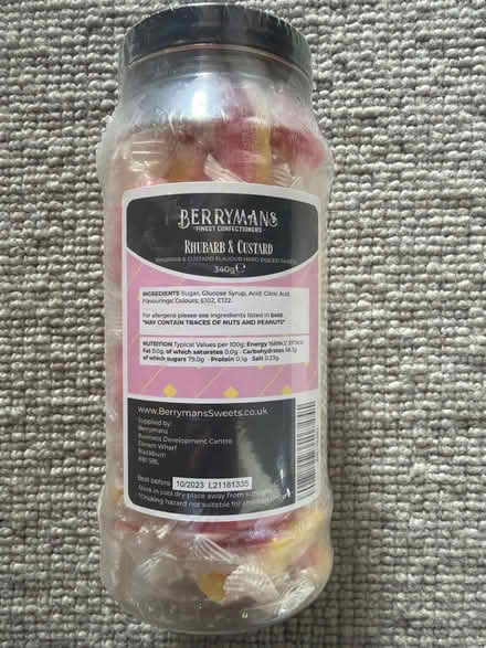 Photo of free Rhubarb and custard sweets (Freehold LA1) #2