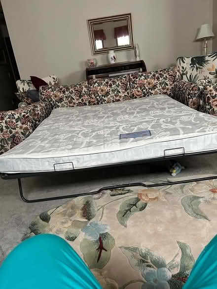 Photo of free Tapestry Flexsteel hide-a-bed sofa (Reynoldsburg) #4