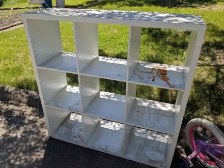 Photo of free White cube shelf (Newport KY) #1