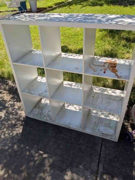 Photo of free White cube shelf (Newport KY) #2
