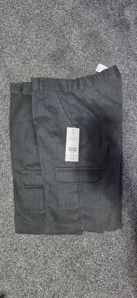 Photo of free 2 x Grey Cargo shorts for school (Shirley B90) #1