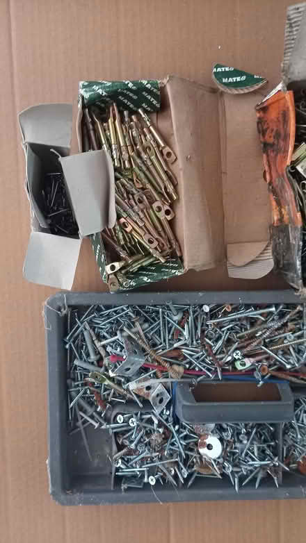 Photo of free Screws, nails, brackets, job lot (Central Letchworth) #2