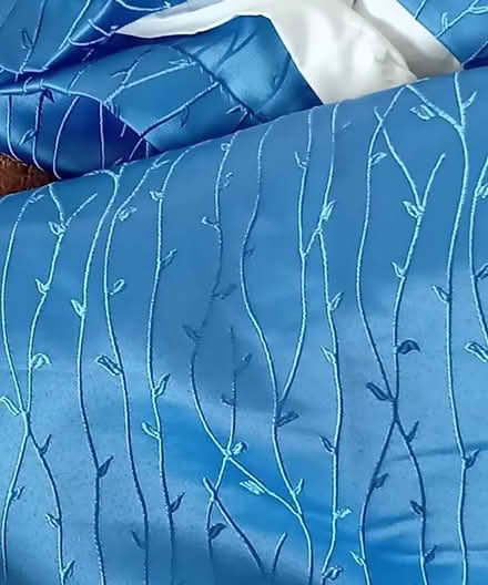 Photo of free Pair of Blue Curtains 72Dx90W (Parkstone BH12) #2