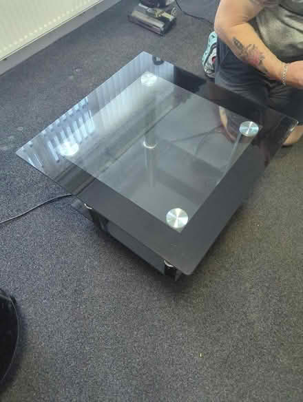 Photo of free Glass coffee table (Middlewood S6) #1