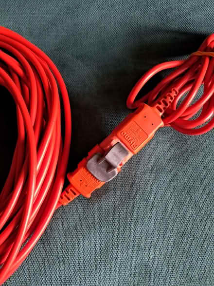 Photo of free Flymo lawnmower cable pair (Didcot OX11) #2