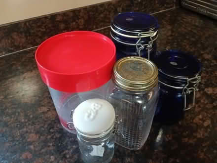 Photo of free Assorted storage jars (South Woodford E18) #2