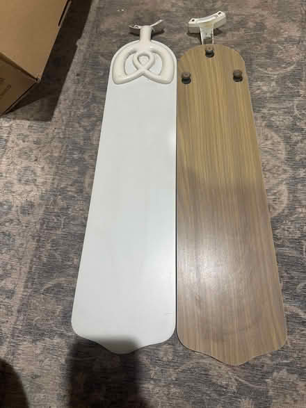 Photo of free Reversible Ceiling fan blades (5) (Stuyvesant Heights) #1