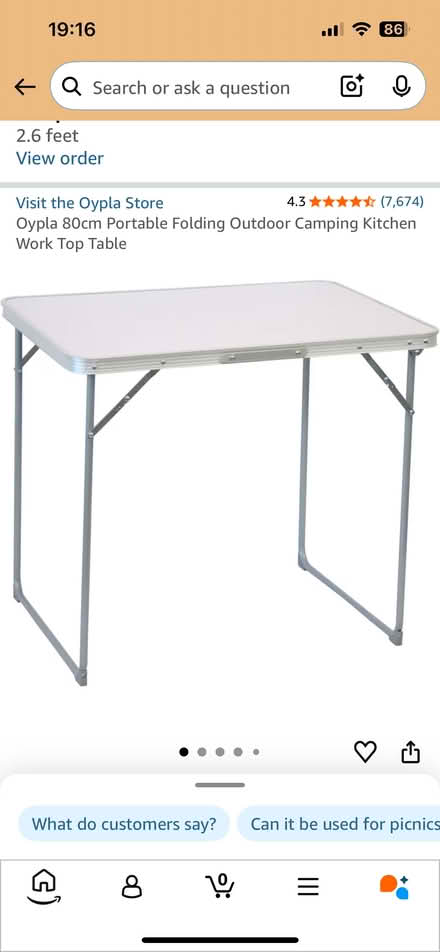 Photo of free Camping table brand new (Peacehaven) #1