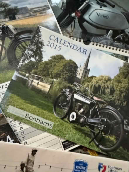 Photo of free 14 x vintage Motorcycle calendars (Erdington, Birmingham B23) #3