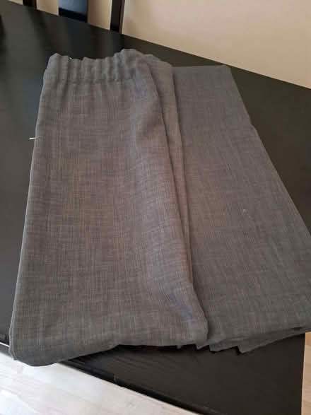 Photo of free Blackout lined dark grey curtains 228 x 137 cms (Lower Earley RG6) #1