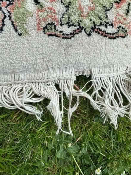 Photo of free Large Cream, Pink and Green Rug 3m x 3.95m - Needs Cleaning (Willesden Green NW10) #4