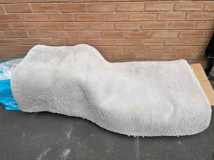 Photo of free Grey fluffy rug (Chirk LL14) #1
