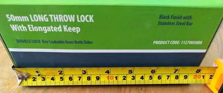 Photo of free Throw lock and elongated keep with keys (unused) (Macclesfield SK11) #1