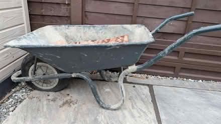 Photo of free Wheelbarrow with a flat tyre! (The Camp AL4) #1