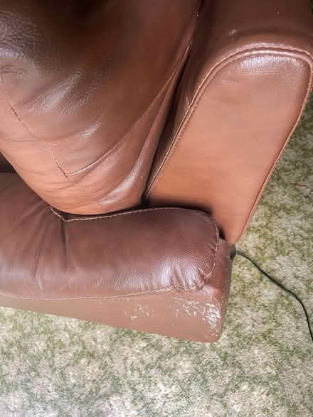 Photo of free Brown Leather Electric recliner (Monmouth) #2