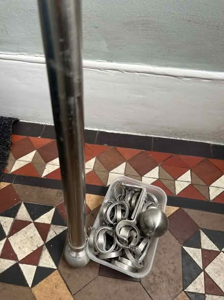 Photo of free Curtain pole with rings (Crouch End N8) #2