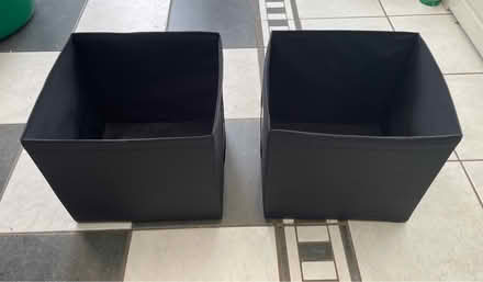 Photo of free IKEA foldable boxes (black) (Brentry, BS10) #2