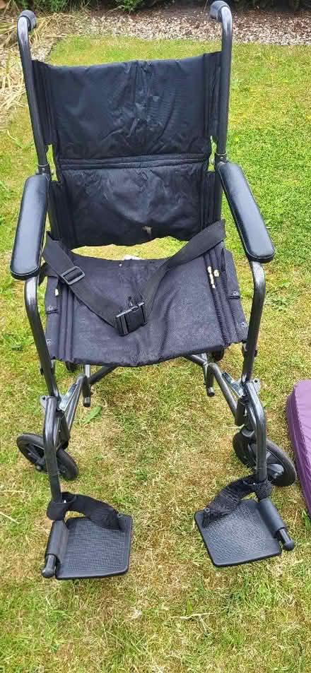Photo of free Wheelchair and bag (Rainford Junction WA11) #1