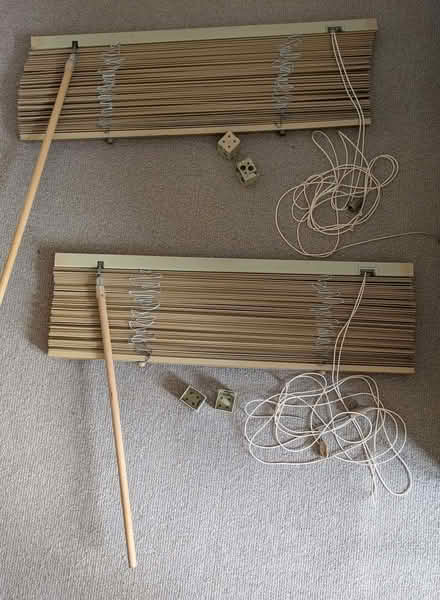 Photo of free 3 Wooden Venetian Blinds (Shipley BD18) #2