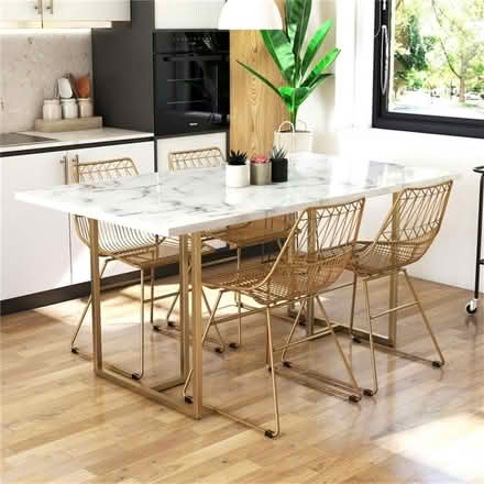 Photo of free Like new marble dining table (Shadyside) #1