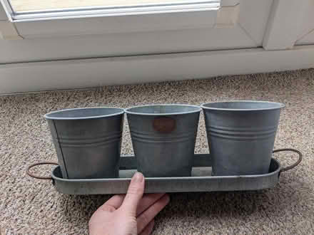 Photo of free Windowsill plant pots (M32 stretford) #2